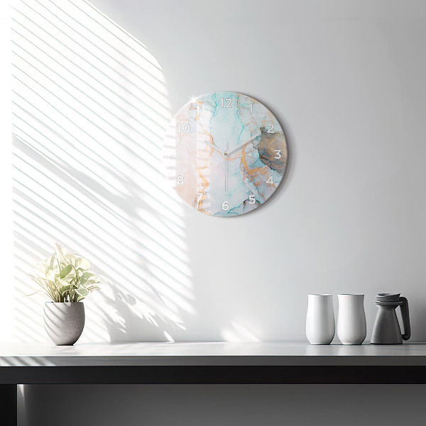 Reloj redondo pared Imagen abstracta