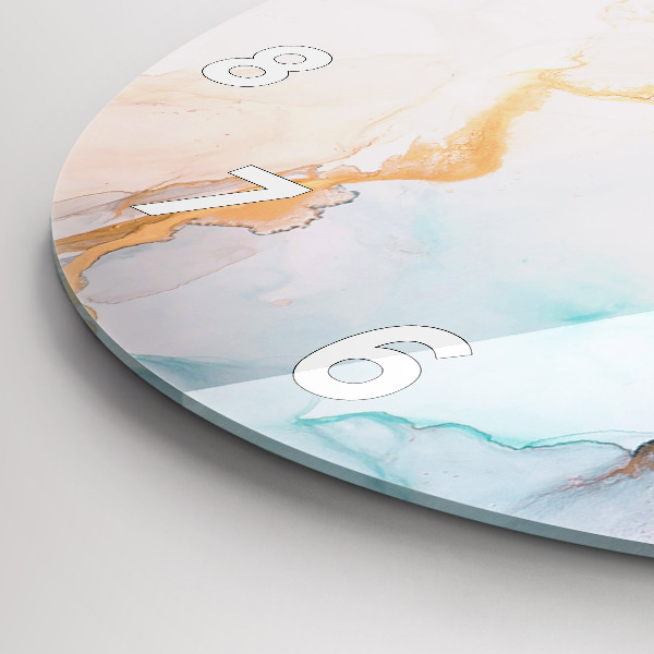 Reloj redondo pared Imagen abstracta