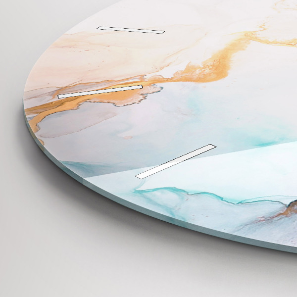 Reloj redondo pared Imagen abstracta