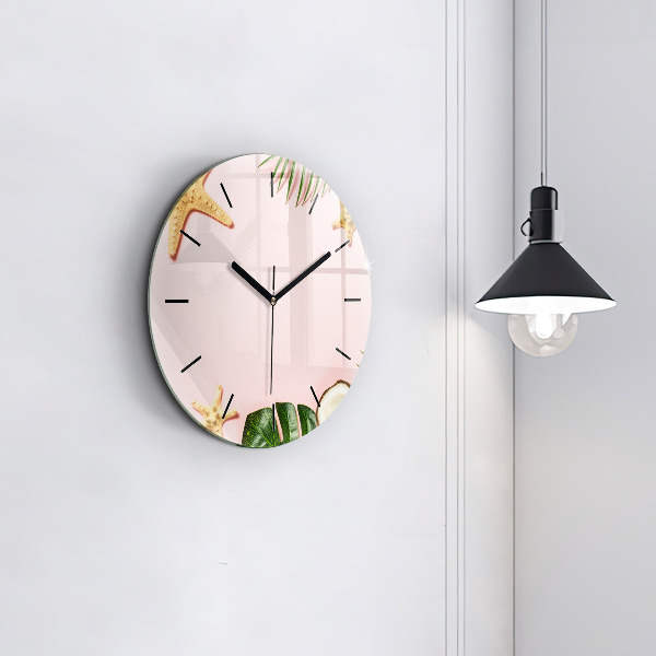Reloj de pared redondo Ambiente veraniego