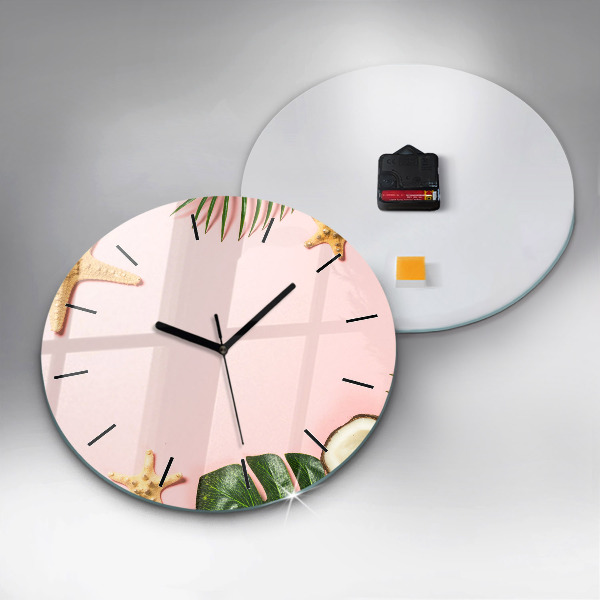 Reloj de pared redondo Ambiente veraniego