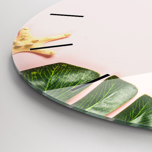 Reloj de pared redondo Ambiente veraniego