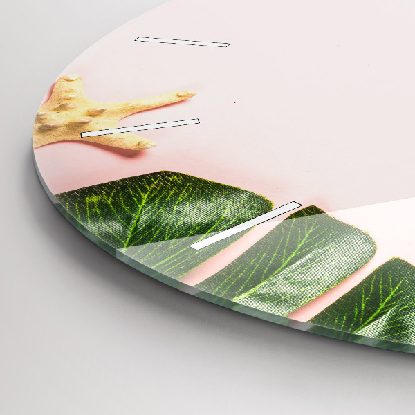 Reloj de pared redondo Ambiente veraniego