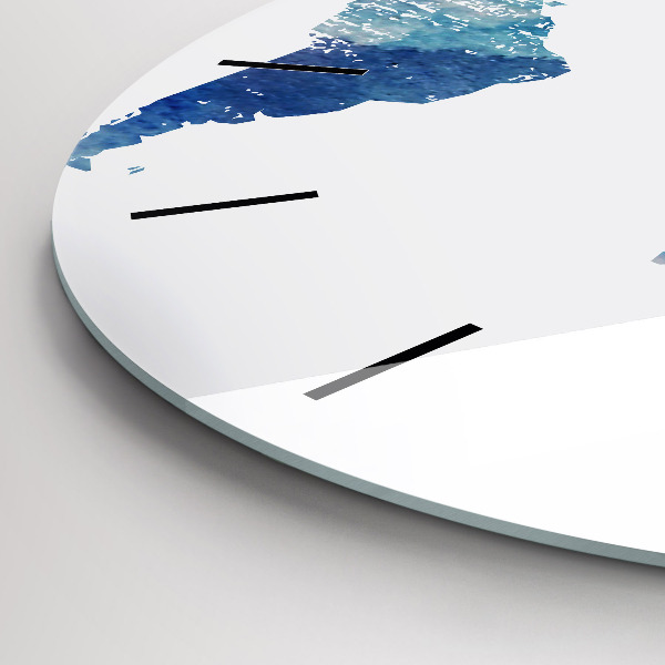 Reloj de pared redondo Mapamundi