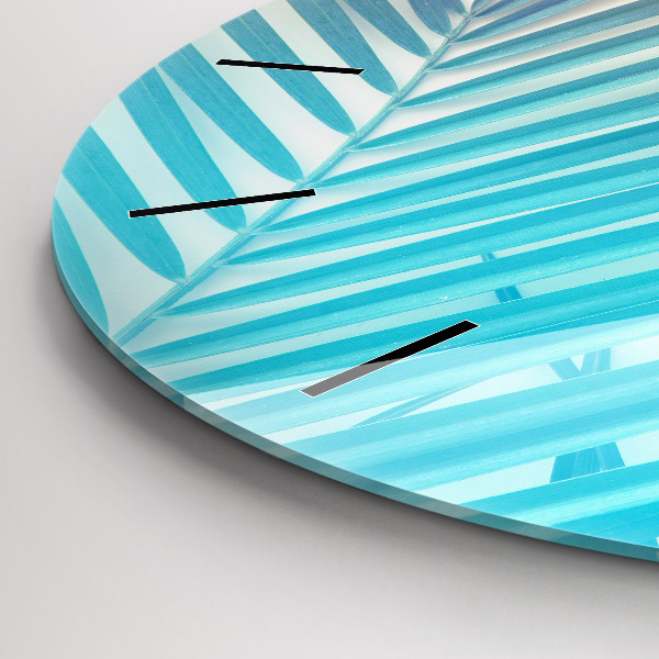 Reloj de pared redondo Palmera tropical