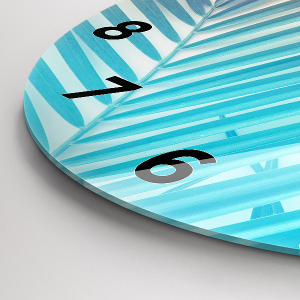 Reloj de pared redondo Palmera tropical