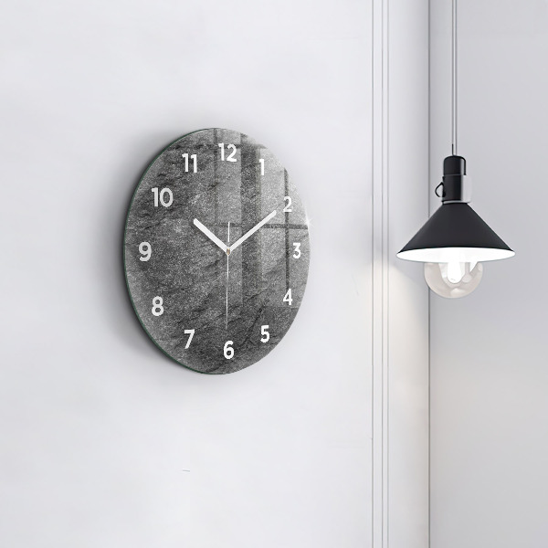 Reloj de pared redondo Roca volcánica