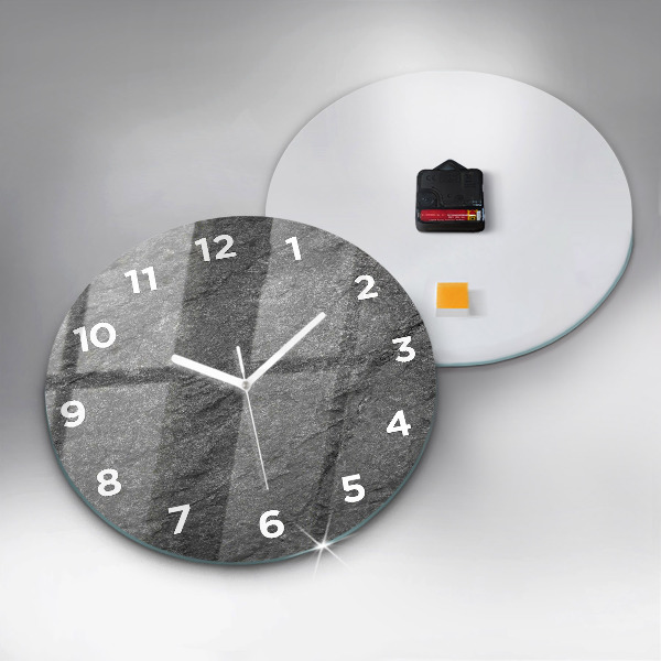 Reloj de pared redondo Roca volcánica
