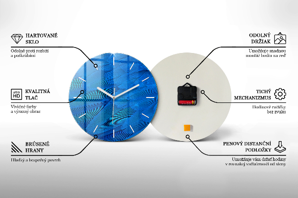 Reloj de pared redondo Pared de ladrillos