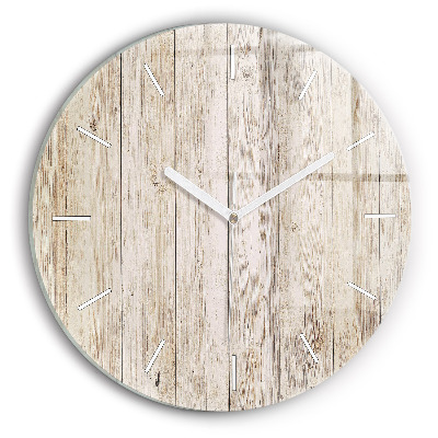Reloj redondo pared Paneles de madera