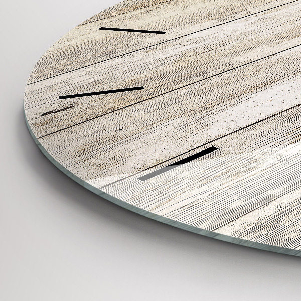 Reloj redondo pared Paneles de madera