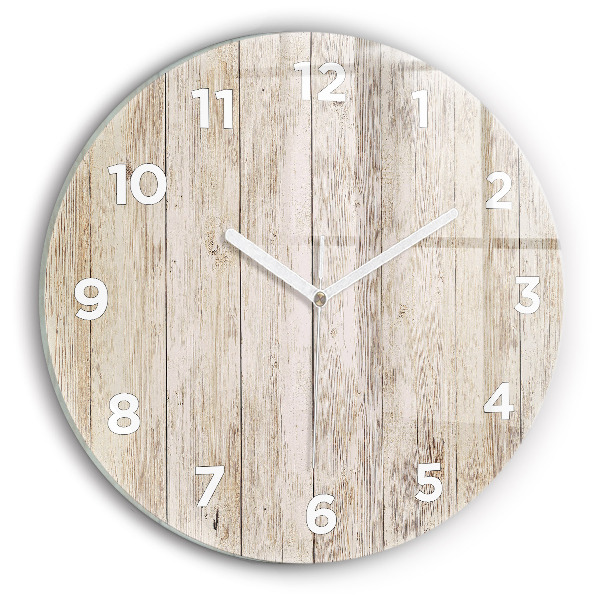 Reloj redondo pared Paneles de madera