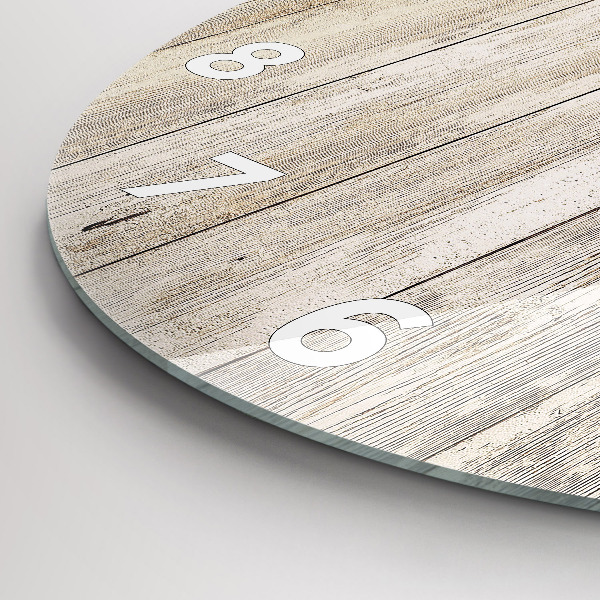 Reloj redondo pared Paneles de madera