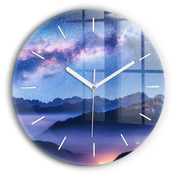 Reloj redondo pared Vía láctea