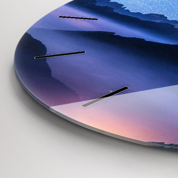 Reloj redondo pared Vía láctea