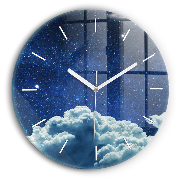 Reloj de pared redondo Cielo nocturno