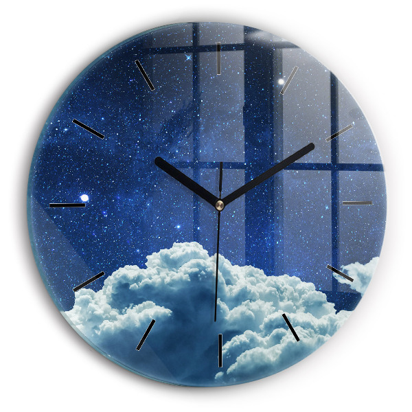 Reloj de pared redondo Cielo nocturno