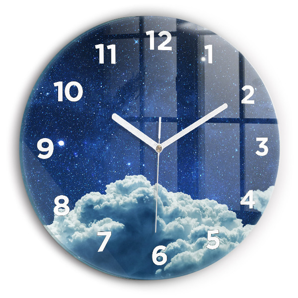 Reloj de pared redondo Cielo nocturno