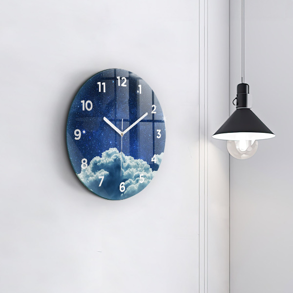 Reloj de pared redondo Cielo nocturno