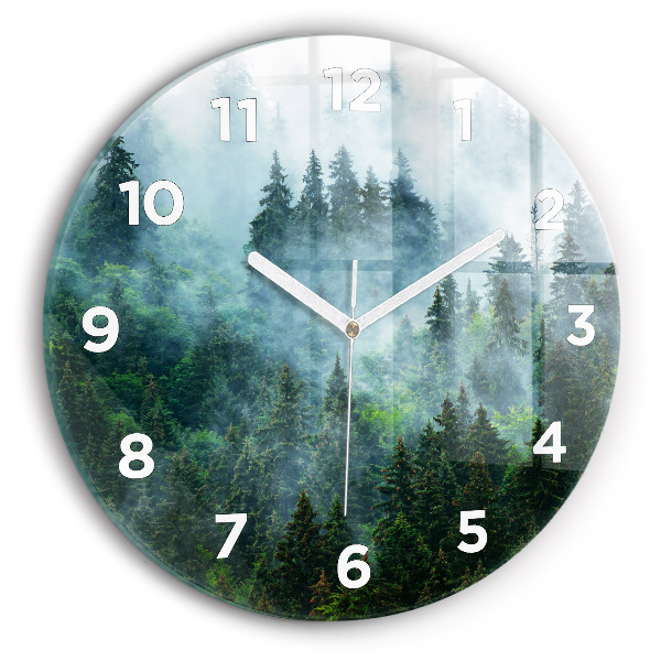 Reloj de pared redondo Bosque brumoso