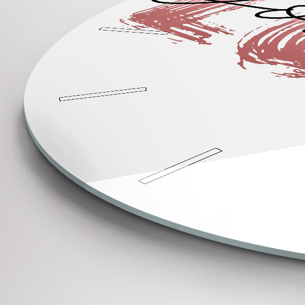 Reloj de pared redondo Inscripción ámate a ti mismo