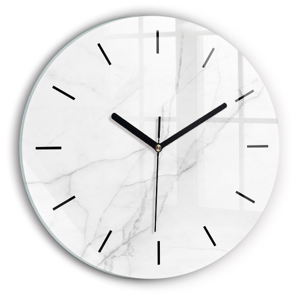 Reloj redondo pared Mármol decorativo