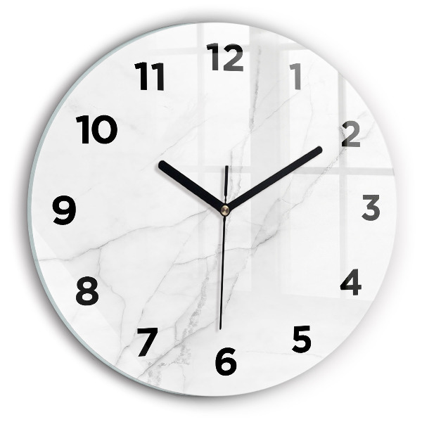 Reloj redondo pared Mármol decorativo