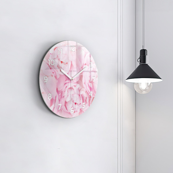 Reloj de pared redondo Flores en flor