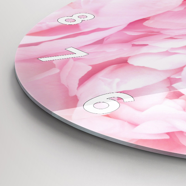 Reloj de pared redondo Flores en flor
