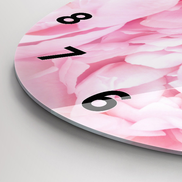 Reloj de pared redondo Flores en flor