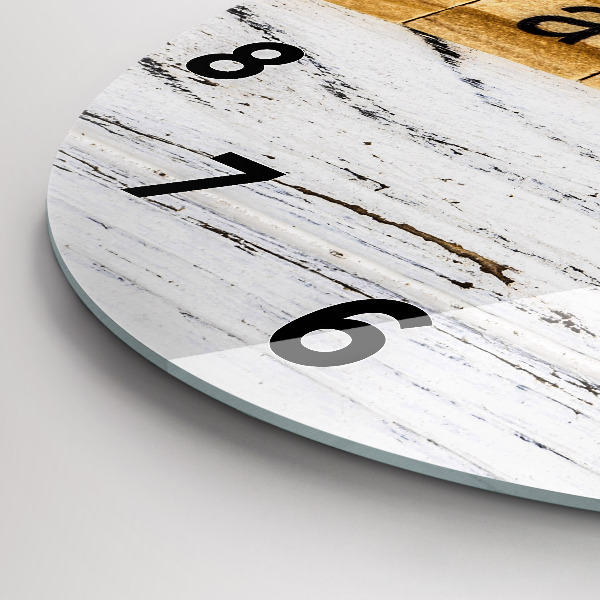 Reloj de cristal redondo Familia