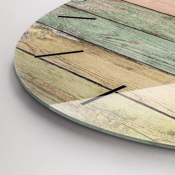 Reloj de pared redondo Tablas de colores