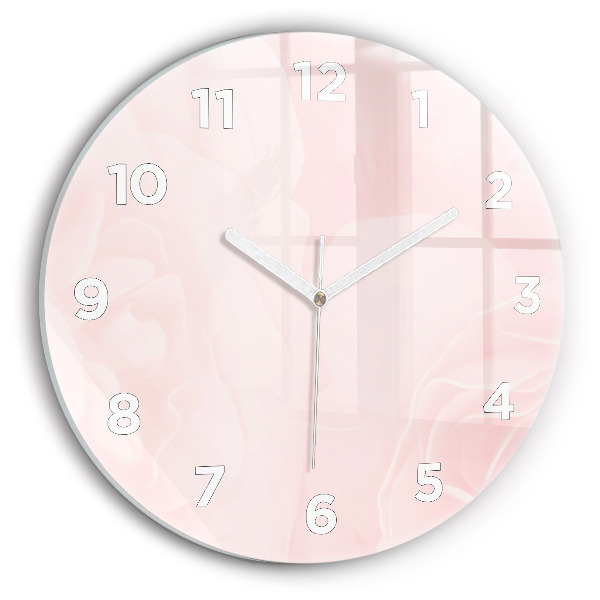 Reloj de pared redondo Rosas en flor