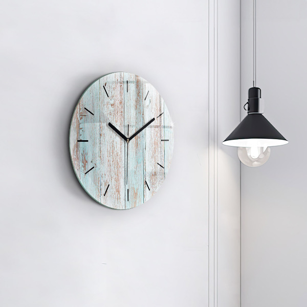 Reloj de pared redondo Madera al pastel