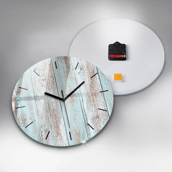 Reloj de pared redondo Madera al pastel