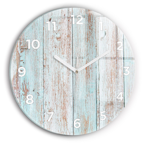 Reloj de pared redondo Madera al pastel