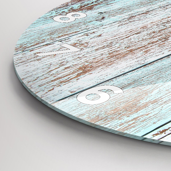 Reloj de pared redondo Madera al pastel