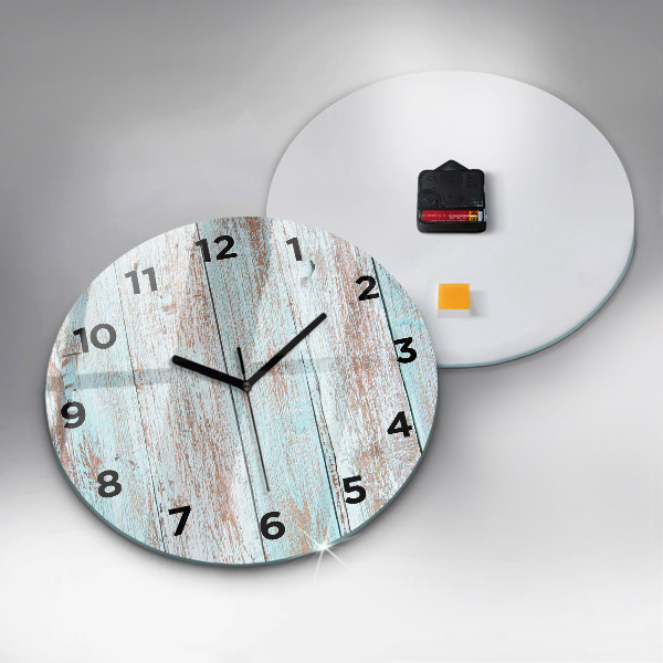 Reloj de pared redondo Madera al pastel