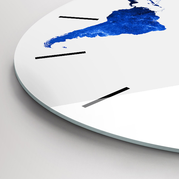 Reloj redondo pared Mapamundi cósmico