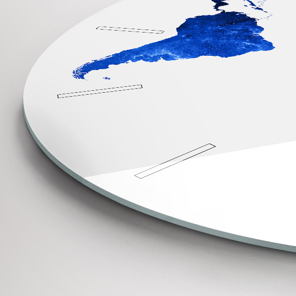 Reloj redondo pared Mapamundi cósmico