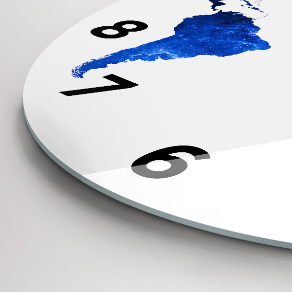 Reloj redondo pared Mapamundi cósmico