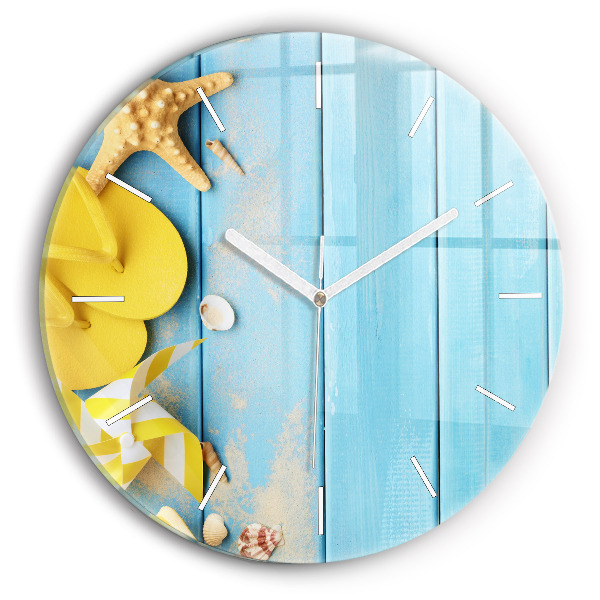 Reloj de cristal redondo Accesorios de playa