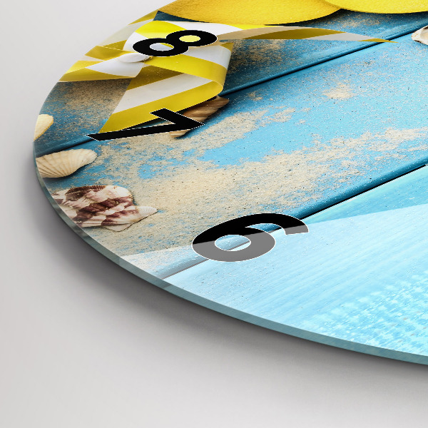 Reloj de cristal redondo Accesorios de playa