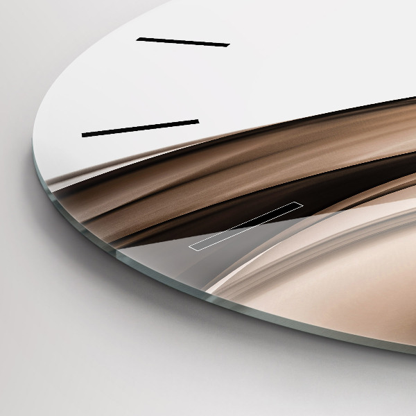 Reloj de pared redondo Línea abstracta