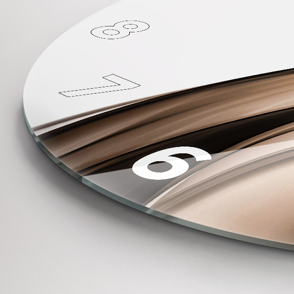 Reloj de pared redondo Línea abstracta