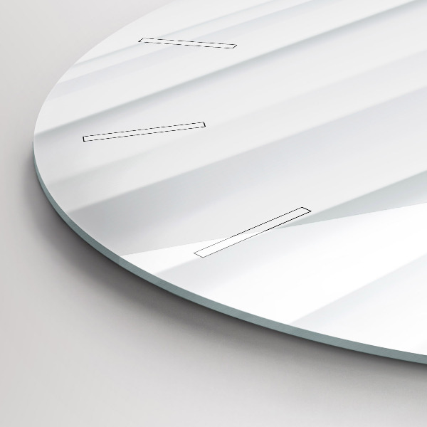 Reloj redondo pared Textura de olas