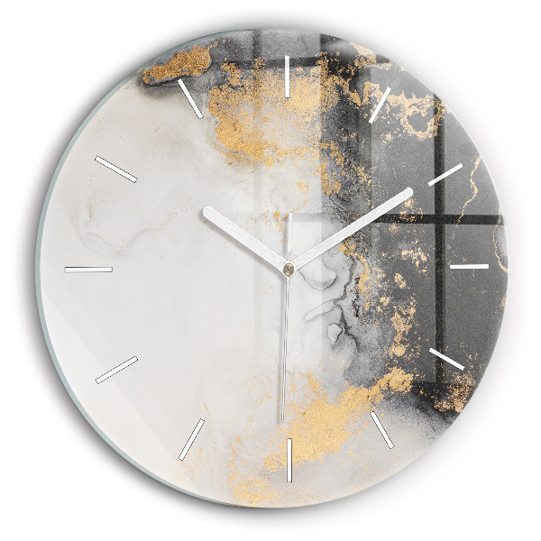 Reloj redondo pared Mármol artístico