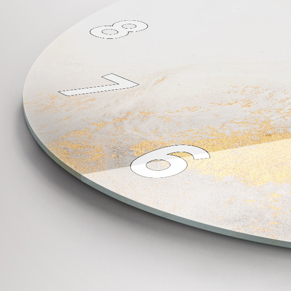 Reloj redondo pared Mármol artístico