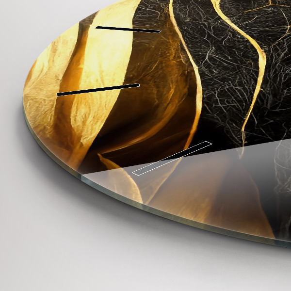 Reloj redondo pared Abstracción elegante