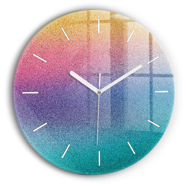 Reloj redondo pared Patrón degradado